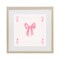 Stupell Industries Queen of Ribbons Card Framed Print Under Glass, design by Lucille Price